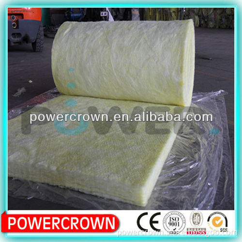 Density 10kg/m3 glass wool batts for thermal insulation